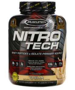 MUSCLE TECH, Nitro Tech Perf Series Vanilla, 4 LB,