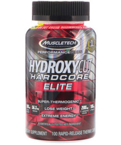 MUSCLETECH, HYDROXY CUT HARDCORE ELITE, 100 CAPS