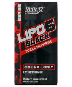 NUTREX, LIPO 6 BLACK FAT DESTROYER, 60 CAPS