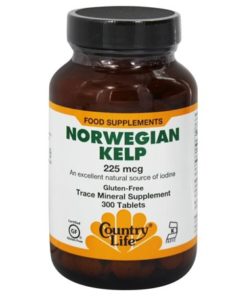 COUNTRY LIFE , NORWEGIAN KELP 225  , 300 TABLETS