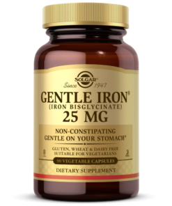 SOLGAR, GENTLE IRON 25 MG, 90 CAPS