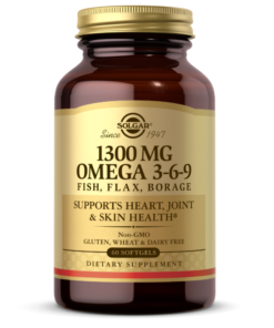 SOLGAR, EFA 1300 MG OMEGA 3.6.9, 60 SOFTGELS