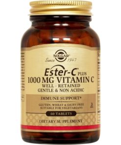 SOLGAR, ESTER C PLUS 1000 MG VITAMIN C, 60 TABLETS