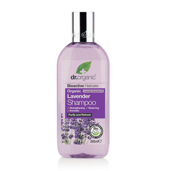 dr organic, LEVENDER SHAMPOO, 265 ML