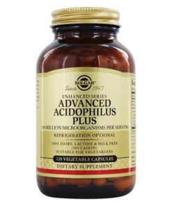 SOLGAR, ADVANCED  ACIDOPHILUS PLUS, 120 CAPS