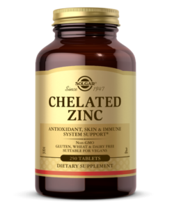 SOLGAR, CHELATED ZINC, 250 TABS