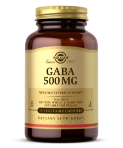 SOLGAR, GABA 500 MG, 50 CAPS