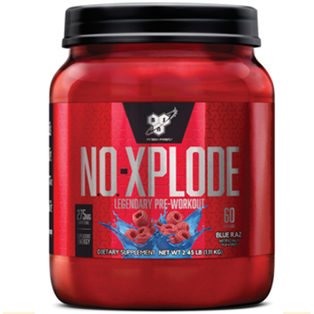 BSN, NO XPLODE BLUE RASBERRY, 2.45 LB