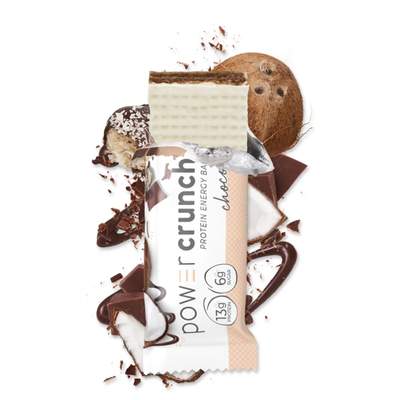 POWER CRUNCH, POWER CRUNCH CHOCOLATE COCONUT, 40 GM