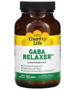 COUNTRY LIFE, GABA RELAXER, 90 TABS