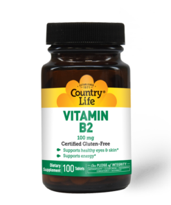 COUNTRY LIFE, VITAMIN B2, 100 TABLETS