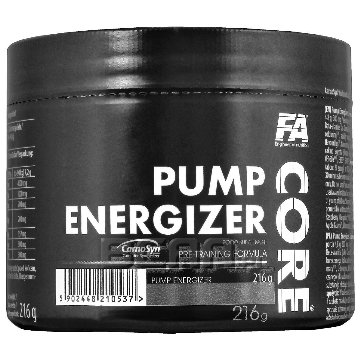 FITNESS AUTHORITY, PUMP ENERGIZER EXOTIC FLAVOR, 270 GM